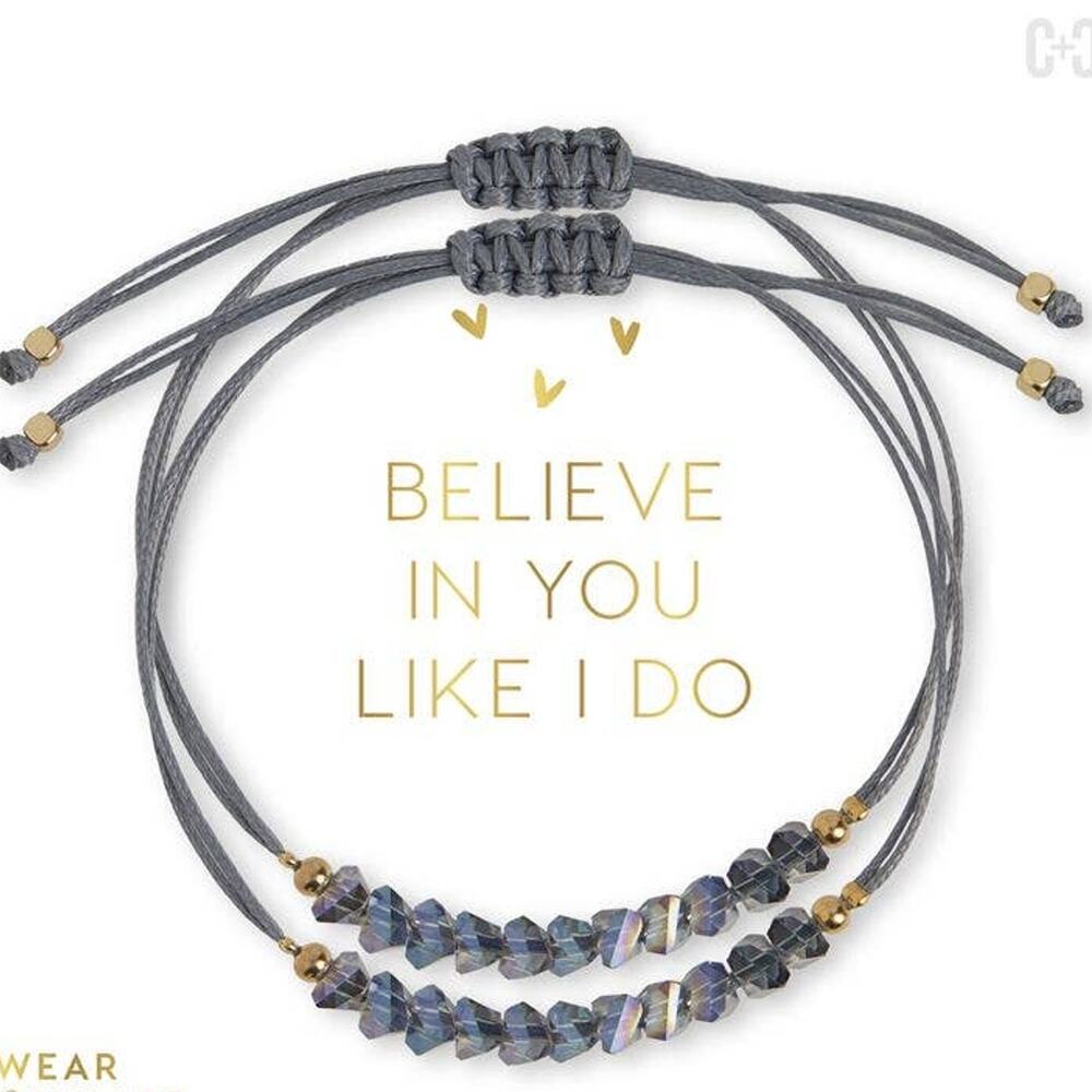 Wear + Share Faith Bracelets Navy Blue